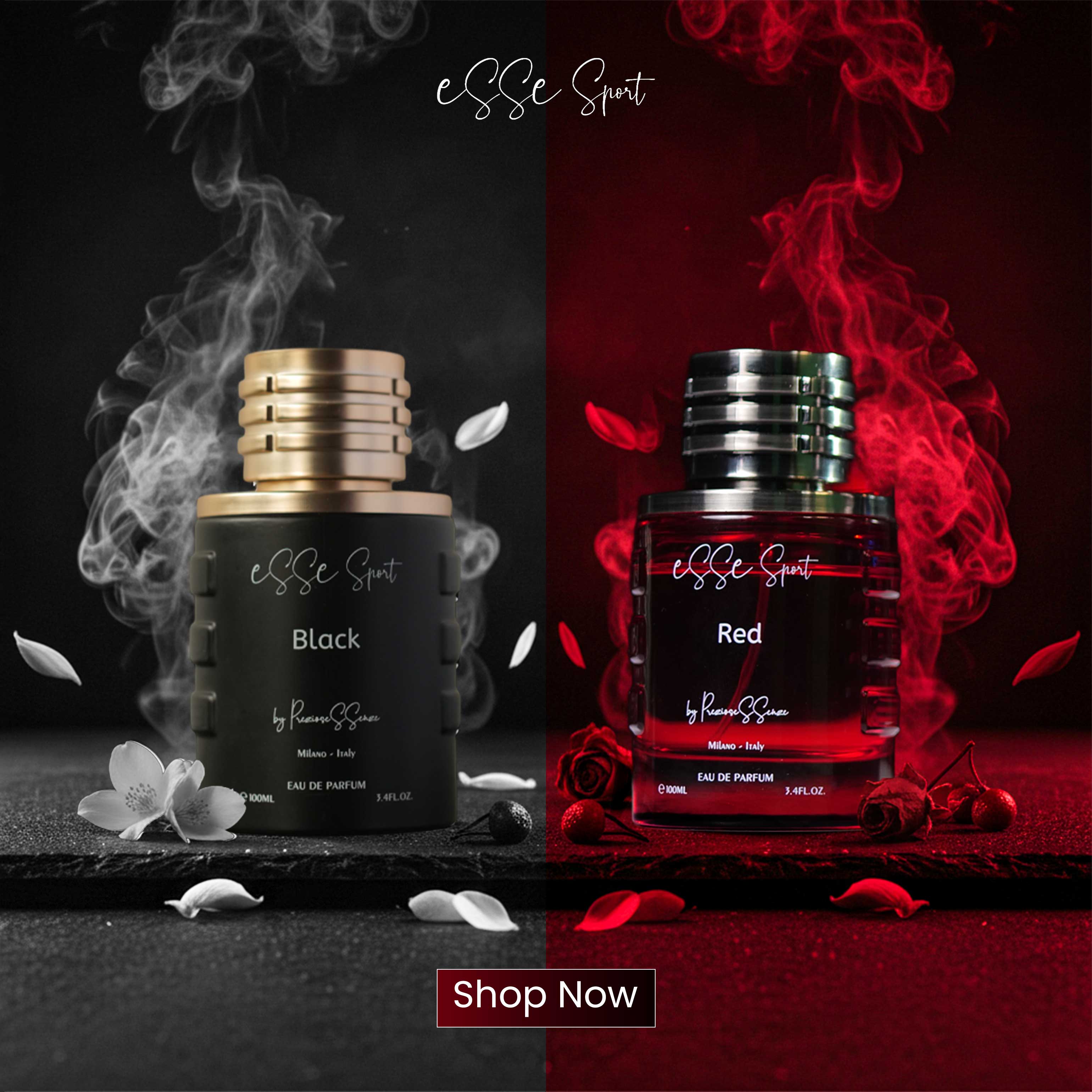 ESSE SPORT BLACK AND RED EDP 100ML