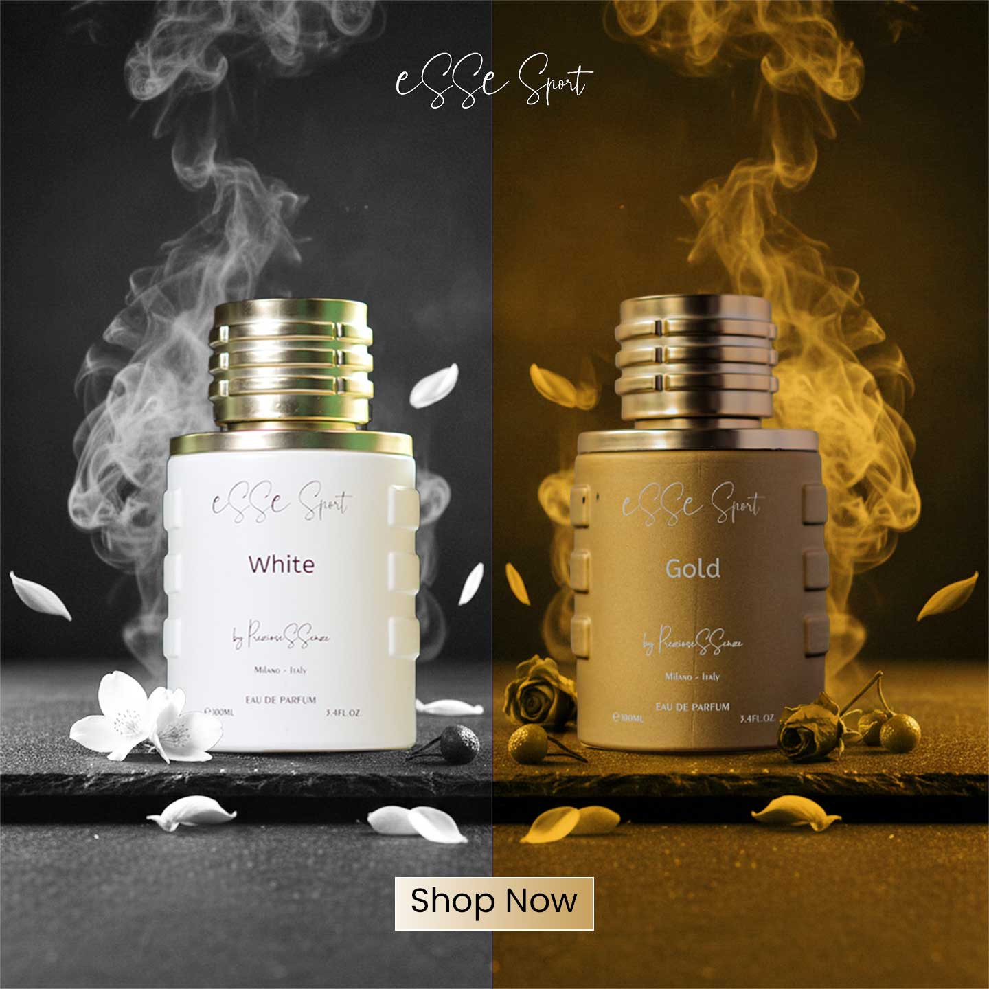 ESSE SPORT WHITE AND GOLD EDP 100ML