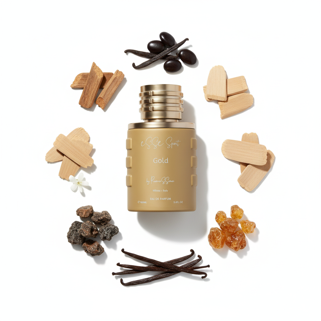 Fragrance bottle and ingredients